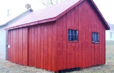 Blacksmith Shop and Marker. Click for full size. Blacksmith Shop and Marker image. Click for full size.