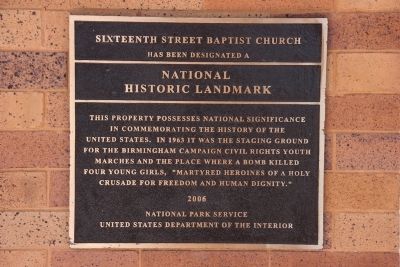 Sixteenth Street Baptist Church Marker image. Click for full size.