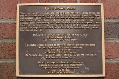 James Brown (Plaza) Marker image. Click for full size.