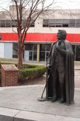 James Brown statue and Marker image. Click for full size.