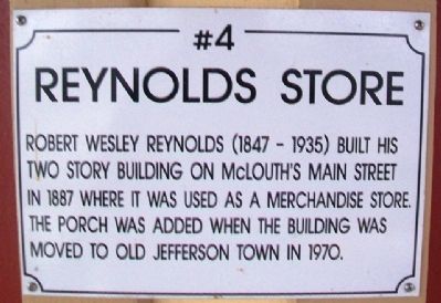 Reynolds Store Marker image. Click for full size.