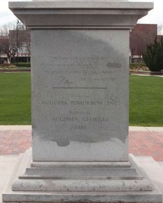 General James Edward Oglethorpe Marker, north face image. Click for full size.