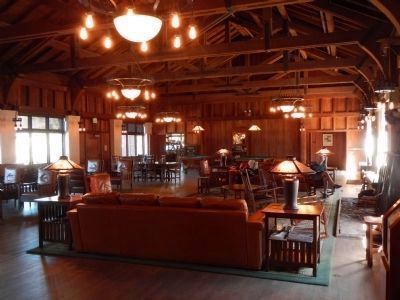 Interior of the Hearst Social Hall image. Click for full size.