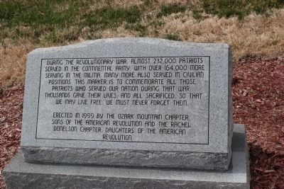 Revolutionary War Marker. Click for full size. Revolutionary War Marker image. Click for full size.