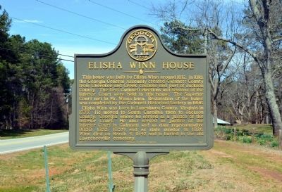 Elisha Winn House Marker image. Click for full size.