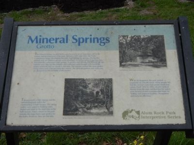 Mineral Springs Grotto Marker image. Click for full size.