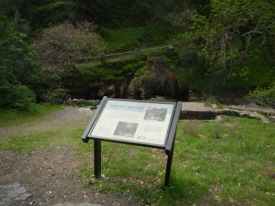 Mineral Springs Grotto Marker. Click for full size. Mineral Springs Grotto Marker image. Click for full size.