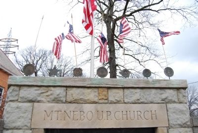 Mt. Nebo U.P. Church War Memorial Marker. Click for full size. Mt. Nebo U.P. Church War Memorial Marker image. Click for full size.