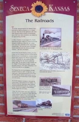 The Railroads Marker image. Click for full size.
