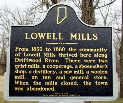 Lowell Mills Marker. Click for full size. Lowell Mills Marker image. Click for full size.