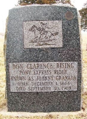 Don Clarence Rising Marker image. Click for full size.