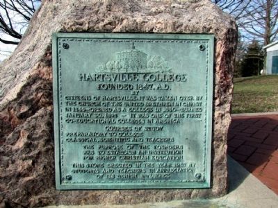 Hartsville College Marker. Click for full size. Hartsville College Marker image. Click for full size.