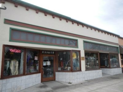 Site of First Post Office Marker. Click for full size. Site of First Post Office Marker image. Click for full size.