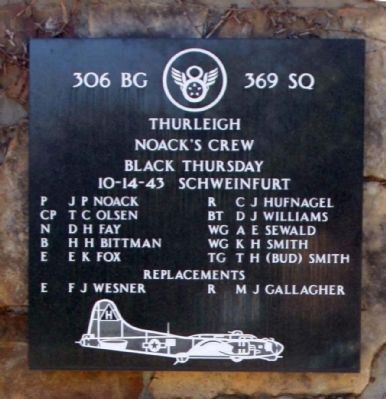 306 Bomb Group 369 Squadron Noack's Crew image. Click for full size.