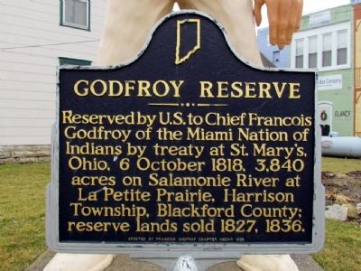 Godfroy Reserve Marker image. Click for full size.
