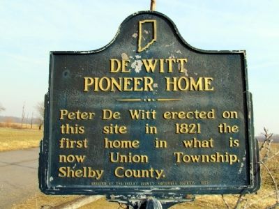 De Witt Pioneer Home Marker image. Click for full size.