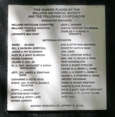 Marker Sponsors image. Click for full size.