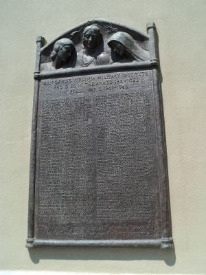 VMI World War II Memorial Marker 1 image. Click for full size.