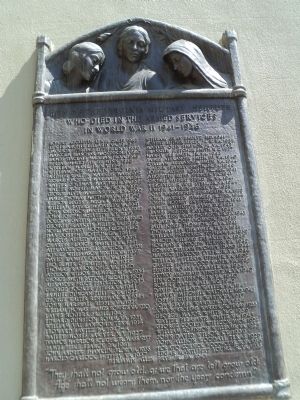 VMI World War II Memorial Marker 2 image. Click for full size.