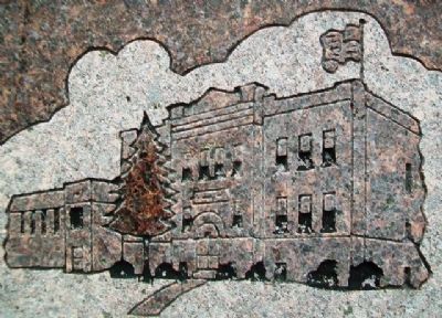 Goff Elementary & Goff Rural High School Drawing on Marker image. Click for full size.