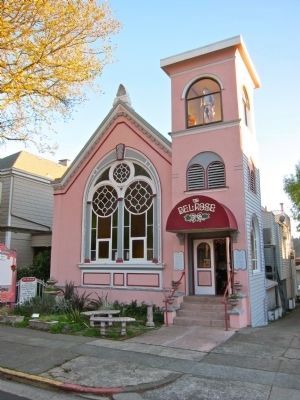 The Belrose Theater and Marker image. Click for full size.