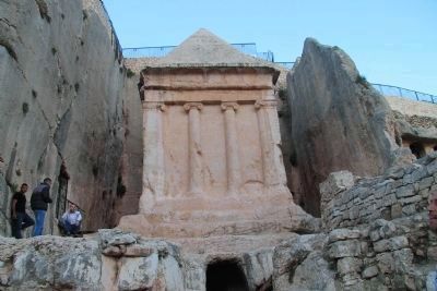 The Tomb of Zachariah. Click for full size. The Tomb of Zachariah image. Click for full size.