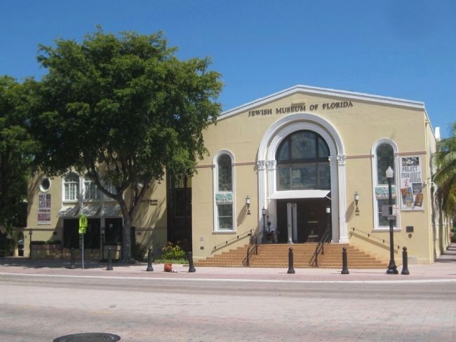 The Jewish Museum of Florida. Click for full size. The Jewish Museum of Florida image. Click for full size.