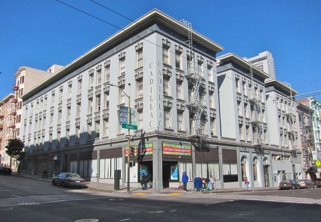 Cadillac Hotel - Looking Northeast Across Leavenworth Street. Click for full size. Cadillac Hotel - Looking Northeast Across Leavenworth Street image. Click for full size.