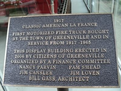Classic American La France Marker. Click for full size. Classic American La France Marker image. Click for full size.