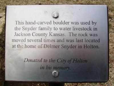 Livestock Water Trough Marker image. Click for full size.