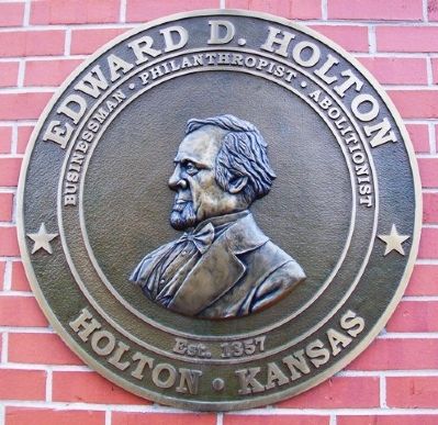 Edward D. Holton Marker. Click for full size. Edward D. Holton Marker image. Click for full size.