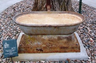 Jackson County Courthouse Horse Water Trough. Click for full size. Jackson County Courthouse Horse Water Trough image. Click for full size.
