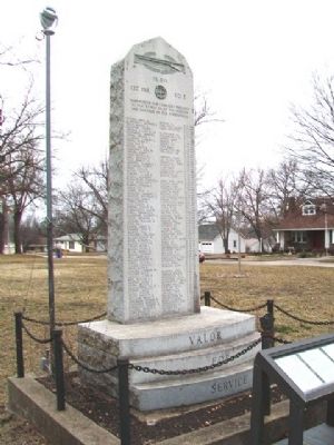 Company E, 137th Infantry Regt, 35th Infantry Div Memorial image. Click for full size.