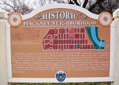 Historic Pinckney Neighborhood Marker image. Click for full size.
