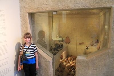 Ketef Hinnom Rock Cut Tomb Display. Click for full size. Ketef Hinnom Rock Cut Tomb Display image. Click for full size.