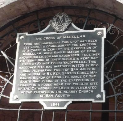 The Cross of Magellan Marker Panel 1. Click for full size. The Cross of Magellan Marker Panel 1 image. Click for full size.