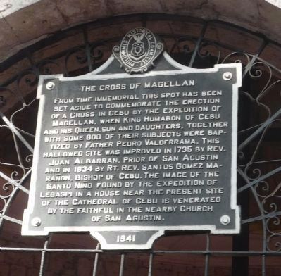 The Cross of Magellan Marker Panel 1 image. Click for full size.