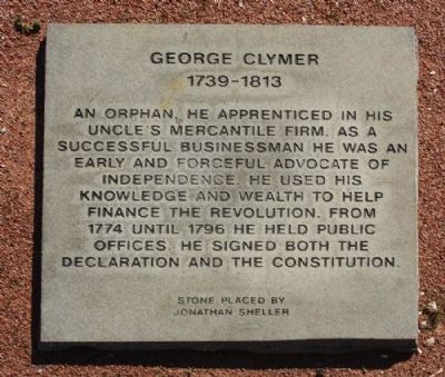 George Clymer Marker image. Click for full size.