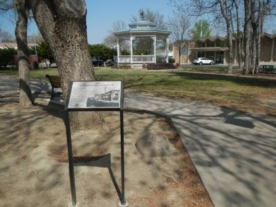 Row of Store Buildings Destroyed By Earthquake in 1983 Marker. Click for full size. Row of Store Buildings Destroyed By Earthquake in 1983 Marker image. Click for full size.