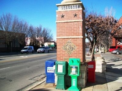 Independence Boulevard Marker. Click for full size. Independence Boulevard Marker image. Click for full size.