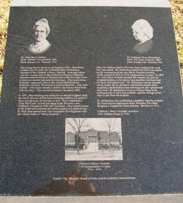 Founders of Children's Mercy Hospital Marker. Click for full size. Founders of Children's Mercy Hospital Marker image. Click for full size.