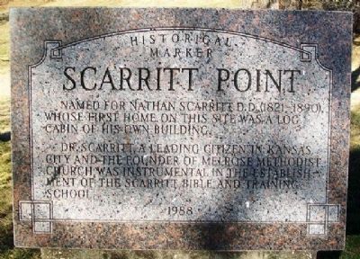 Scarritt Point Marker. Click for full size. Scarritt Point Marker image. Click for full size.