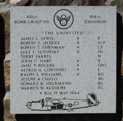492nd Bomb Group 858th Squadron image. Click for full size.