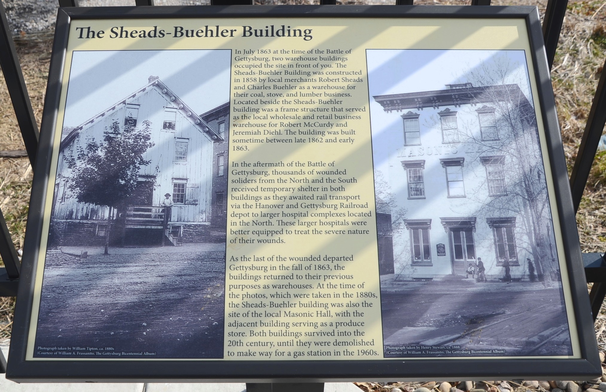 The Sheads-Buehler Building Marker