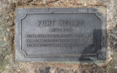 Fort Wyllys Marker image. Click for full size.