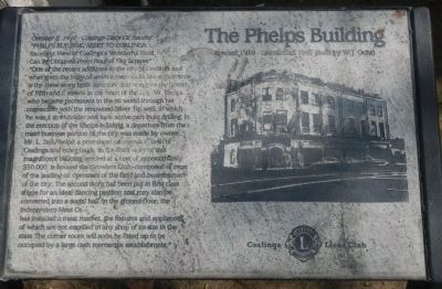 The Phelps Building Marker image. Click for full size.