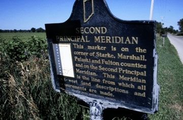 Second Principal Meridian Marker image. Click for full size.