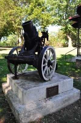 World War I Mortar and Marker image. Click for full size.