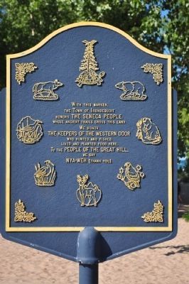 Seneca People Marker. Click for full size. Seneca People Marker image. Click for full size.