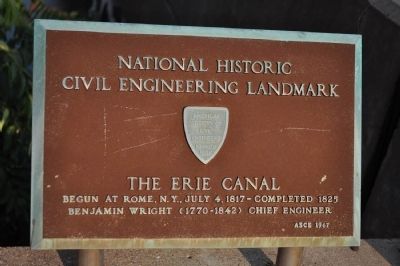 Erie Canal Marker image. Click for full size.